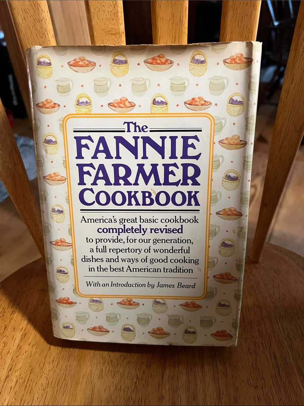 The Fannie Farmer Cookbook Intro by James Beard (HC w/DJ, 1980, 12th Edition